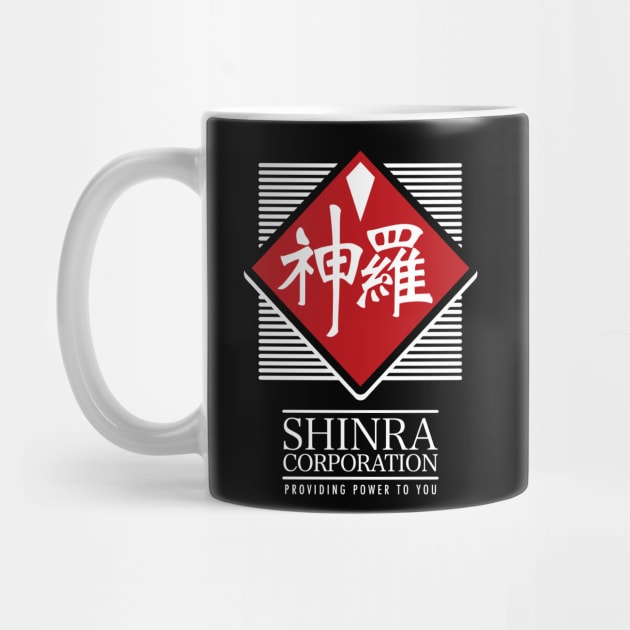 Final Fantasy VII Shinra Corp T-Shirt - Inspired by FF7 Corporation by Rev-Level by RevLevel